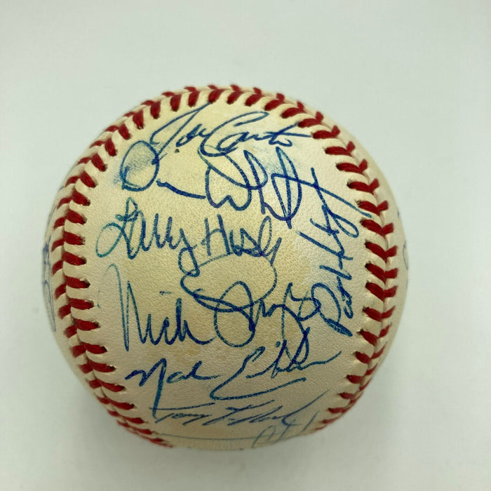 1993 Toronto Blue Jays World Series Champs Team Signed W.S. Baseball JSA COA