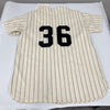 Johnny Mize "Big Cat" Signed 1952 Mitchell & Ness New York Yankees Jersey JSA