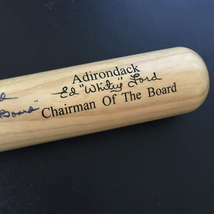 Rare Whitey Ford "Chairman Of The Board" Signed Inscribed Game Model JSA COA