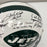 1969 New York Jets Super Bowl Champs Team Signed Authentic Game Helmet Steiner
