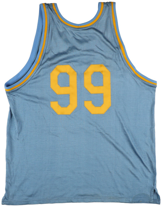 George Mikan HOF 1959 Signed Los Angeles Lakers Mitchell & Ness Jersey PSA & JSA