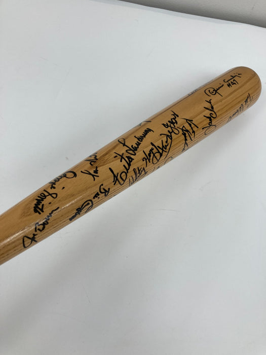 1985 St Louis Cardinals NL Champs Team Signed World Series Baseball Bat Beckett