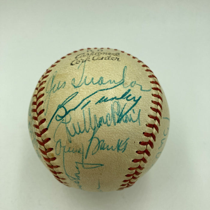 Rocky Marciano 1960 Tops In Sports Banquet Signed Baseball JSA COA