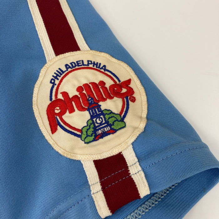 Del Unser Mike Ryan 1984-1985 Game Used Philadelphia Phillies Jersey MEARS A10