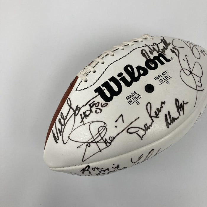 Joe Namath & Wayne Gretzky Super Bowl XXXIV Multi Signed Football JSA COA