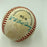 Travis Jackson Carl Hubbell Bill Terry New York Giants HOF Signed Baseball JSA