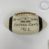 1962 New York Giants Champs Team Signed Spalding Football 34 Sigs JSA COA