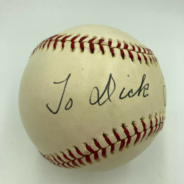Hal Trosky Sr. Single Signed American League Baseball (Dec 1979) JSA COA RARE