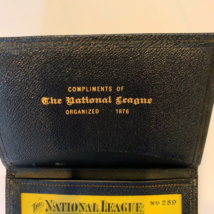 Joe Carr Personal Original National League Baseball Pass From 1939 Season