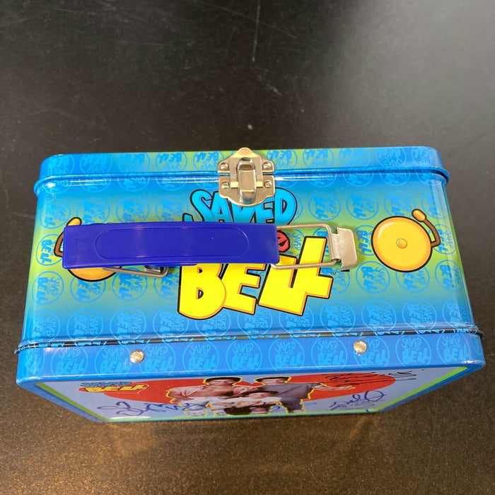 Save By The Bell Cast Signed Lunchbox Dustin Diamond Berkley Haskins Lopez JSA