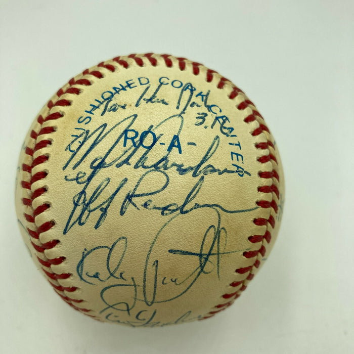 1988 Minnesota Twins Team Signed Baseball Kirby Puckett