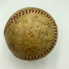 Honus Wagner Heinie Manush  Waite Hoyt HOF Multi Signed Baseball Beckett COA