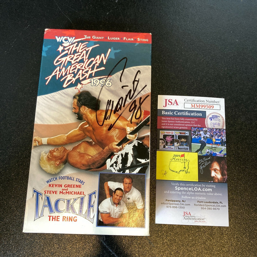 The Giant Big Show Signed WCW 1996 VHS Movie JSA COA
