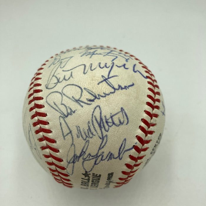 1970 Pittsburgh Pirates Team Signed Baseball With Roberto Clemente JSA