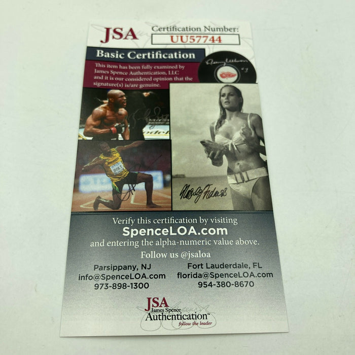 Bill Ready Cash Signed Official Major League Baseball Negro League Legend JSA