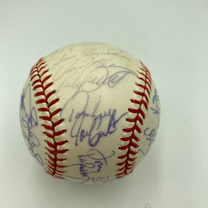 1991 All Star Game Team Signed Baseball Cal Ripken Jr. Kirby Puckett JSA COA