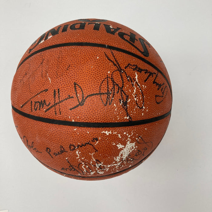 Michael Jordan Wilt Chamberlain Hall Of Fame Multi Signed Basketball Beckett COA