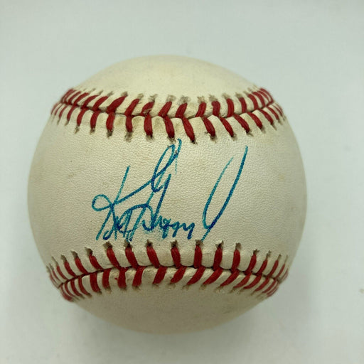 Ken Griffey Jr. 1989 Rookie Signed Official American League Baseball JSA COA