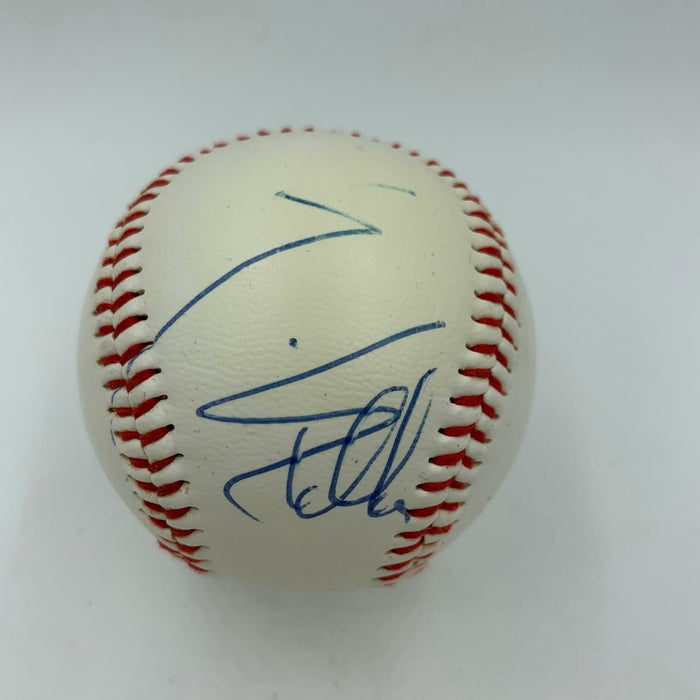 Sylvester Stallone Single Signed Autographed Baseball Rocky Balboa JSA COA RARE