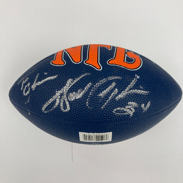 Walter Payton #34 Signed Wilson Chicago Bears Football JSA COA