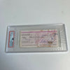 Bill Russell Signed Autographed Bank Check PSA DNA Boston Celtics HOF Legend