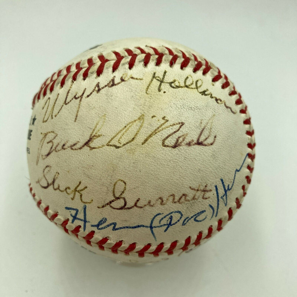 Buck O'neil Negro League Legends Multi Signed National League Baseball JSA