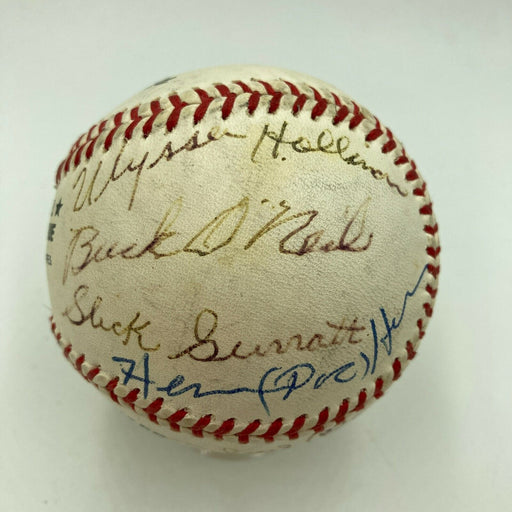 Buck O'neil Negro League Legends Multi Signed National League Baseball JSA