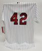 2012 Minnesota Twins Team Signed Jackie Robinson Day Jersey Joe Mauer MLB Holo