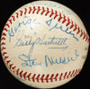 Stunning 1950's Hall Of Fame Multi Signed Baseball Rogers Hornsby Paul Waner PSA