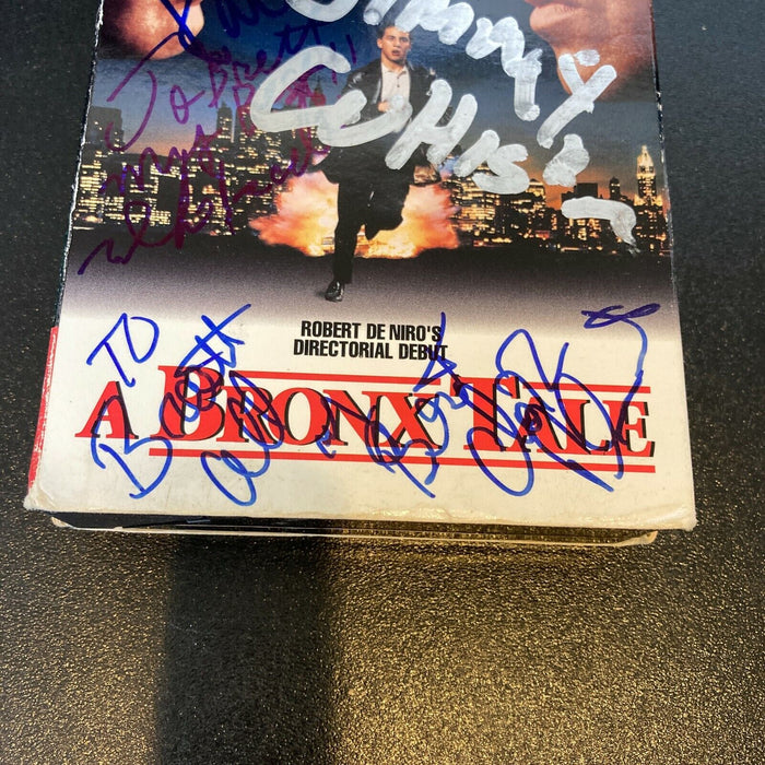 A Bronx Tale Cast Signed VHS Movie With 7 Signatures JSA COA