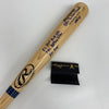 Stan Musial Signed Heavily Inscribed STAT Baseball Bat Reggie Jackson COA