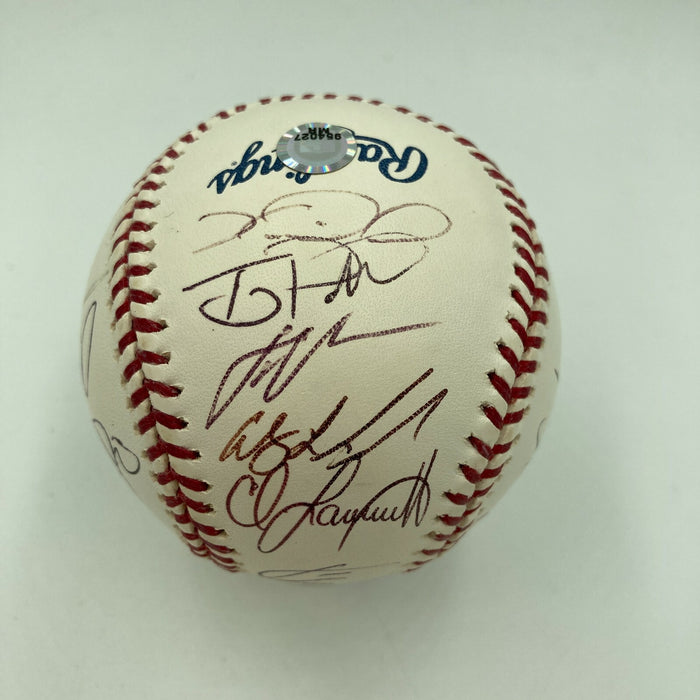 Justin Verlander Pre Rookie 2005 Futures All Star Game Team Signed Baseball MLB