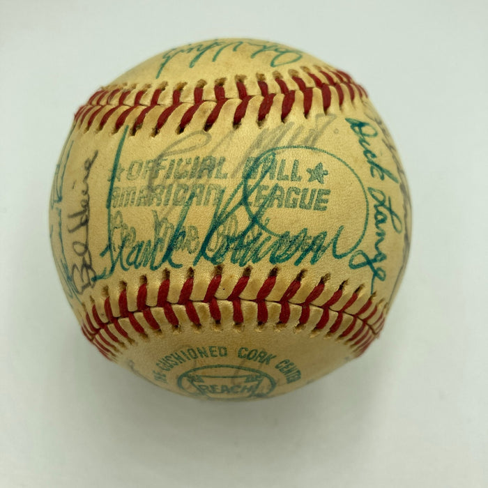 Nolan Ryan 1974 California Angels Team Signed American League Baseball JSA COA