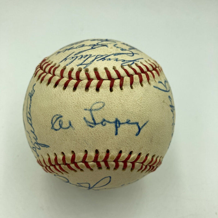 1950's Chicago White Sox Team Signed Autographed Baseball With Nellie Fox