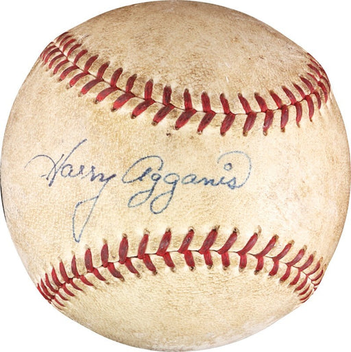 The Finest Harry Agganis Single Signed American League Baseball PSA DNA COA