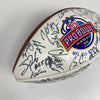 2005 Pro Bowl AFC Champs Team Signed Football Peyton Manning & Drew Brees