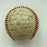 1961 New York Yankees World Series Champs Team Signed Baseball Mickey Mantle JSA
