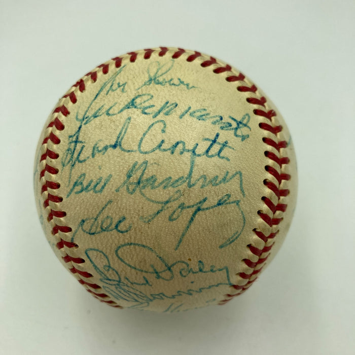 1961 New York Yankees World Series Champs Team Signed Baseball Mickey Mantle JSA