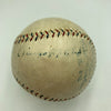 Kid Gleason Single Signed 1919 American League Baseball Black Sox JSA COA