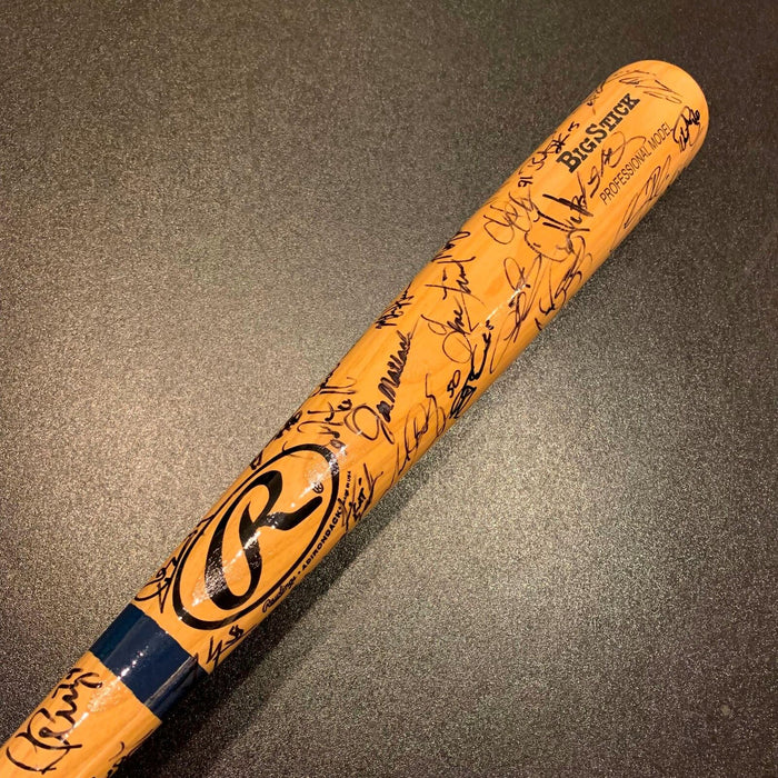Incredible Detroit Tigers Legends Signed Bat With Over 70 Autographs! JSA COA