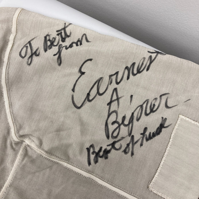 Earnest Byner Signed 1984 Cleveland Browns Game Issued Sand-Knit Jersey JSA COA