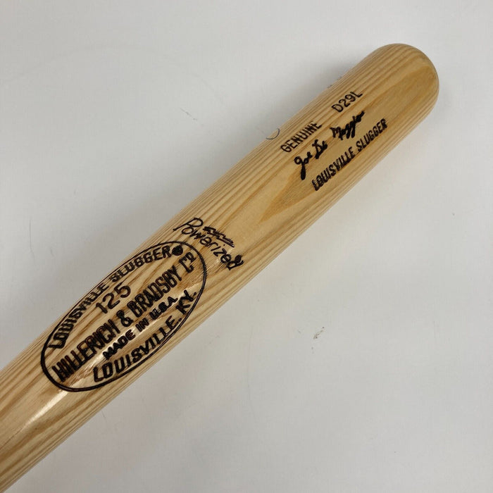 Joe DiMaggio Signed Louisville Slugger Game Model Baseball Bat PSA DNA COA