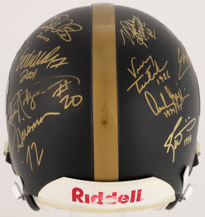 Heisman Trophy Winners Signed Full Size Helmet 18 Sigs PSA DNA COA
