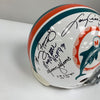 1972 Miami Dolphins Super Bowl Champs Multi Signed Full Size Helmet Steiner COA