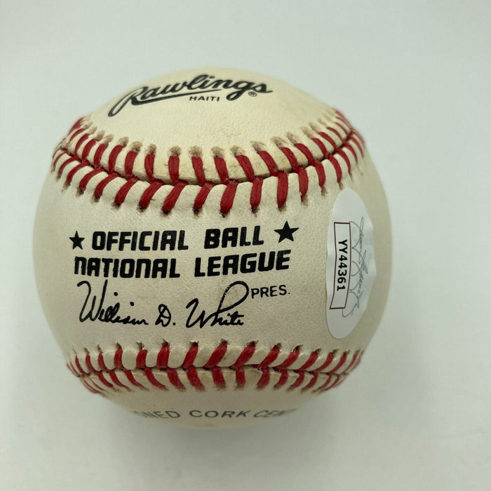 Willie Mays Hank Aaron Stan Musial 3,000 Hit Club Signed Baseball 8 Sigs JSA COA