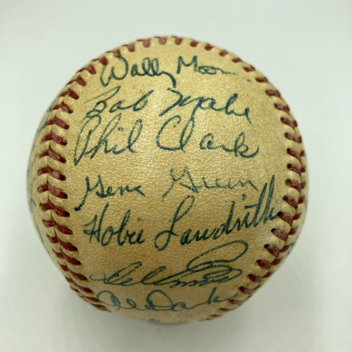 1958 St. Louis Cardinals Team Signed National League Baseball Stan Musial JSA