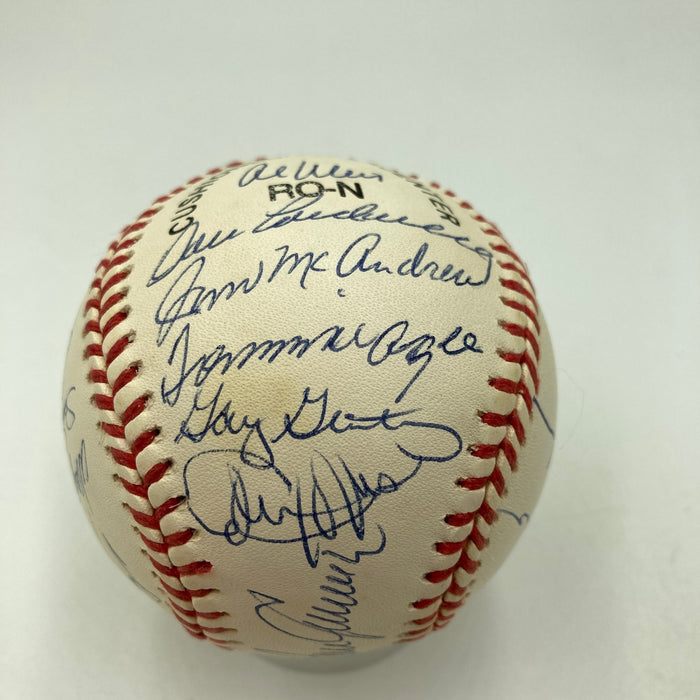 1969 New York Mets WS Champs Team Signed Baseball Tom Seaver Nolan Ryan JSA COA