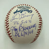 Sandy Koufax Randy Johnson Perfect Game Pitchers Signed Baseball 11 Sigs JSA COA