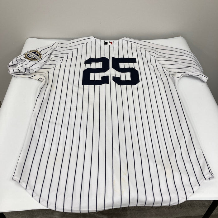 New York Yankees World Series Grand Slams Signed Jersey 5 Sigs Yogi Berra JSA