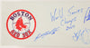 2004 Boston Red Sox World Series Champs Pitching Staff Signed Rubber 8 Sigs PSA